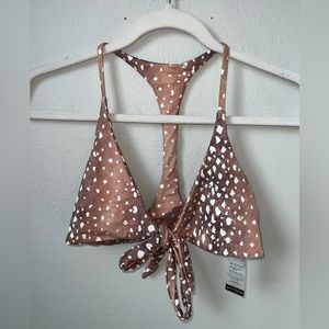 Boys & Arrows Bambi tie bikini top